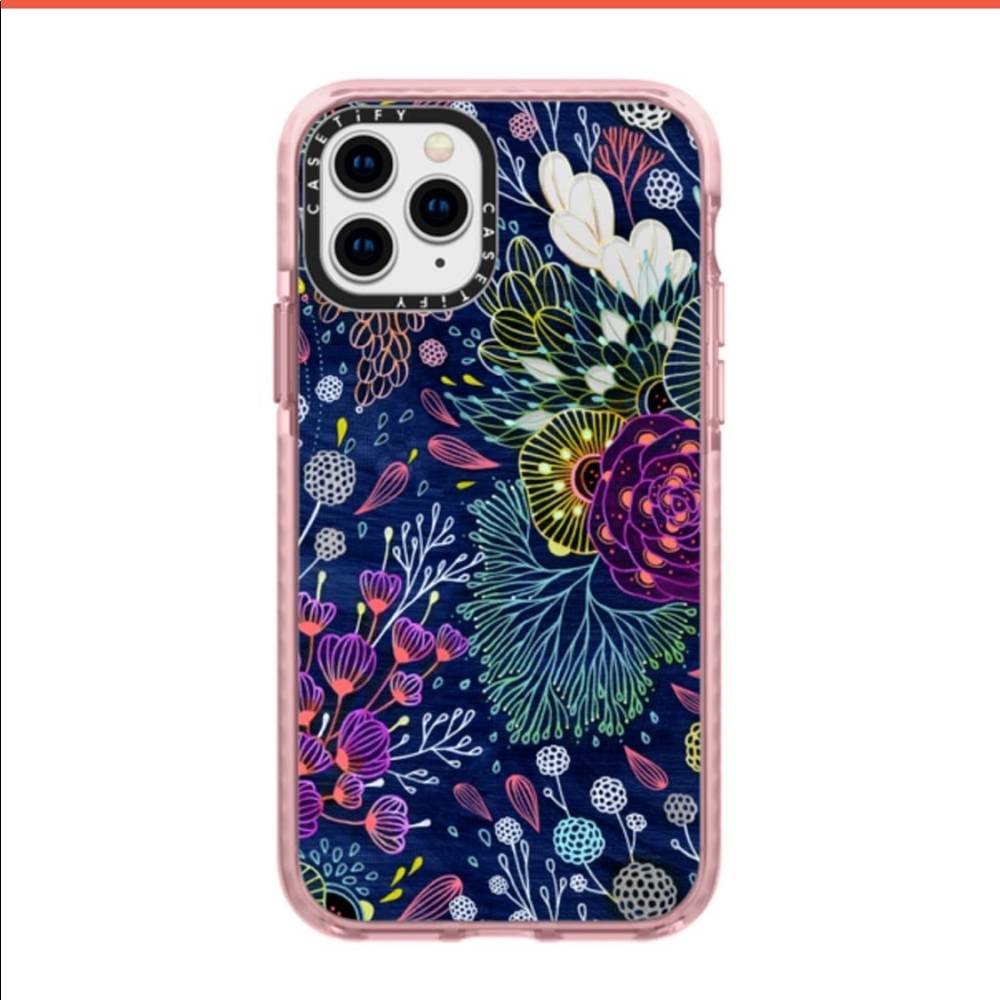 Casetify Dark Floral iPhone 11 Pro Case